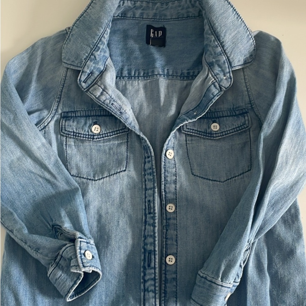 GAP Classic Blue Denim shirt - 4T